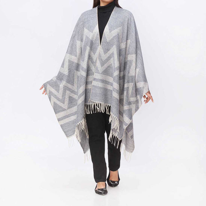 Navy Cape Shawl PW3889