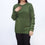 Olive Crew Neck Pullover Sweater PW3901