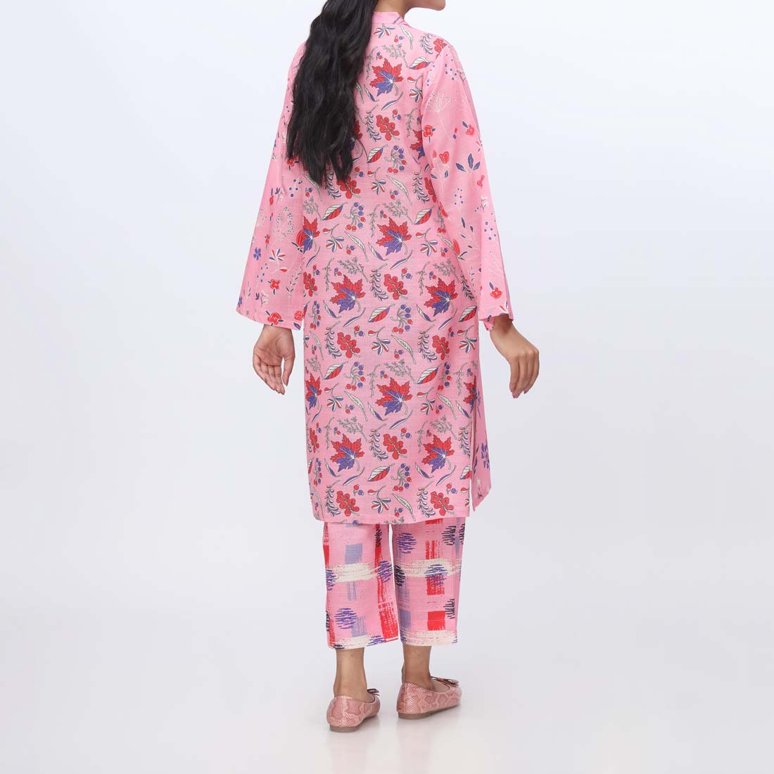 2PC- Printed Khaddar Suit PW9027