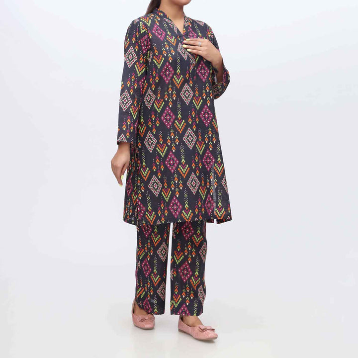 2PC- Printed Khaddar Shirt & Trouser PW9030