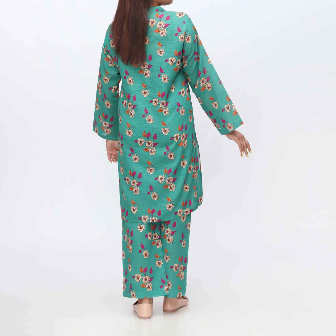 2PC- Printed Khaddar Shirt & Trouser PW9033