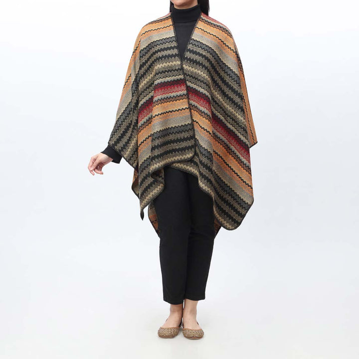 Beige Cape Shawl PW9800