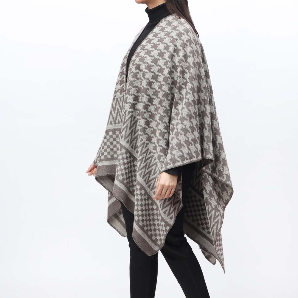 Grey Cape Shawl PW9801