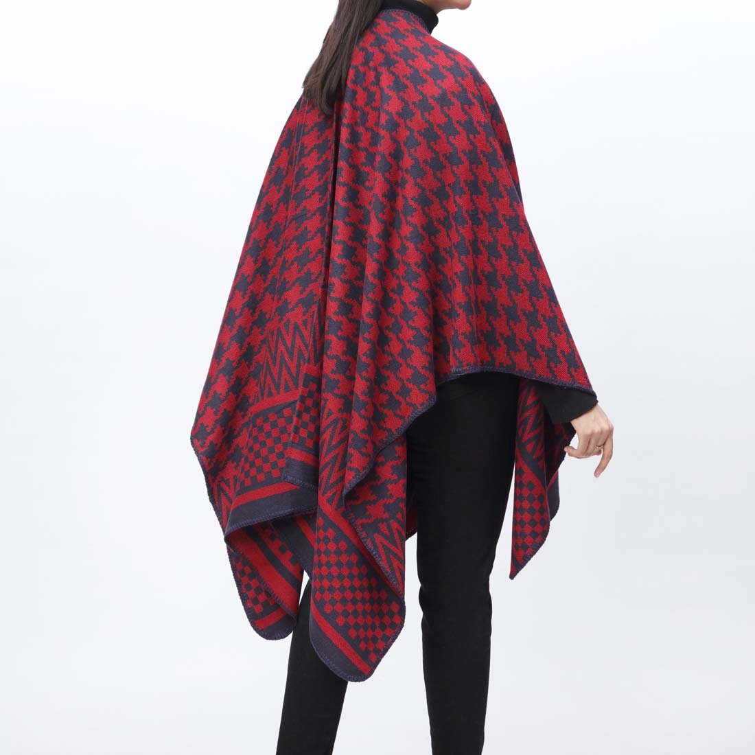 Red Cape Shawl PW9801