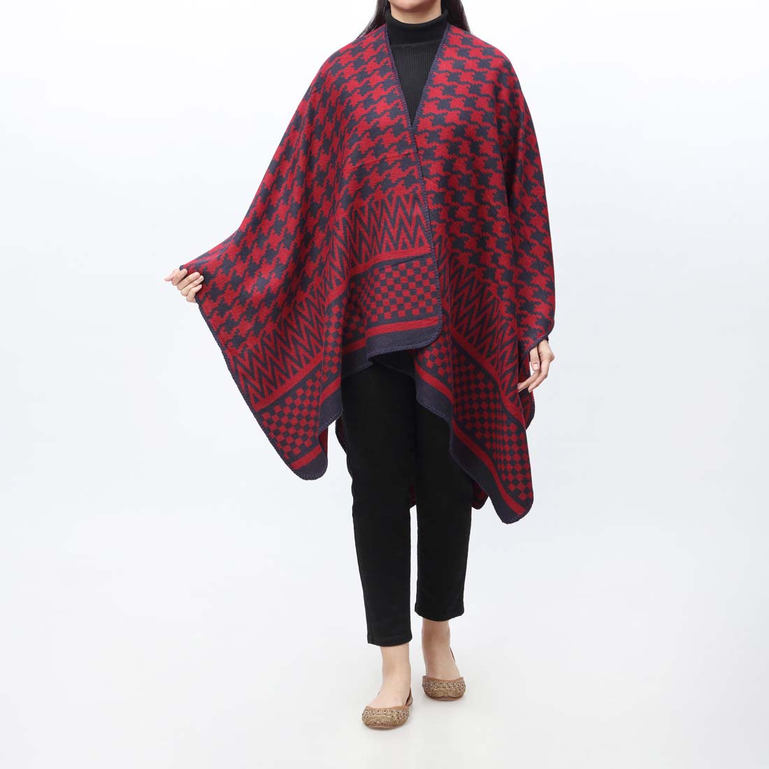 Red Cape Shawl PW9801