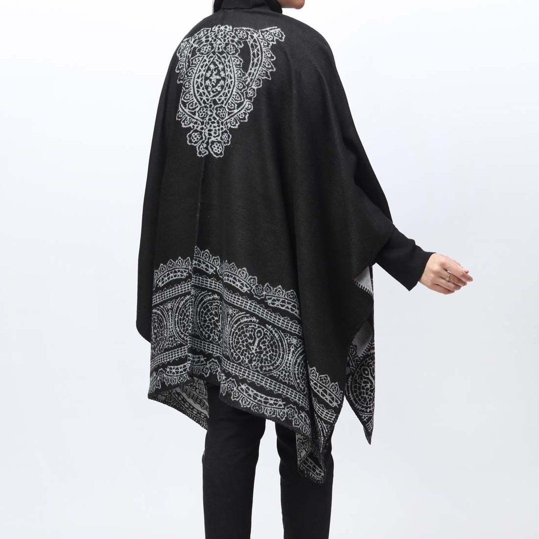 Black Cape Shawl PW9802