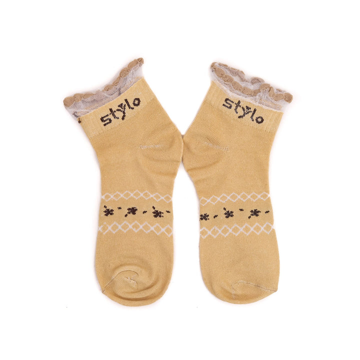 Beige Ladies Socks S01612