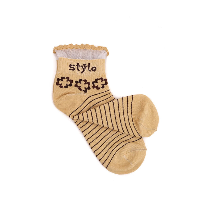 Beige Ladies Socks S01616