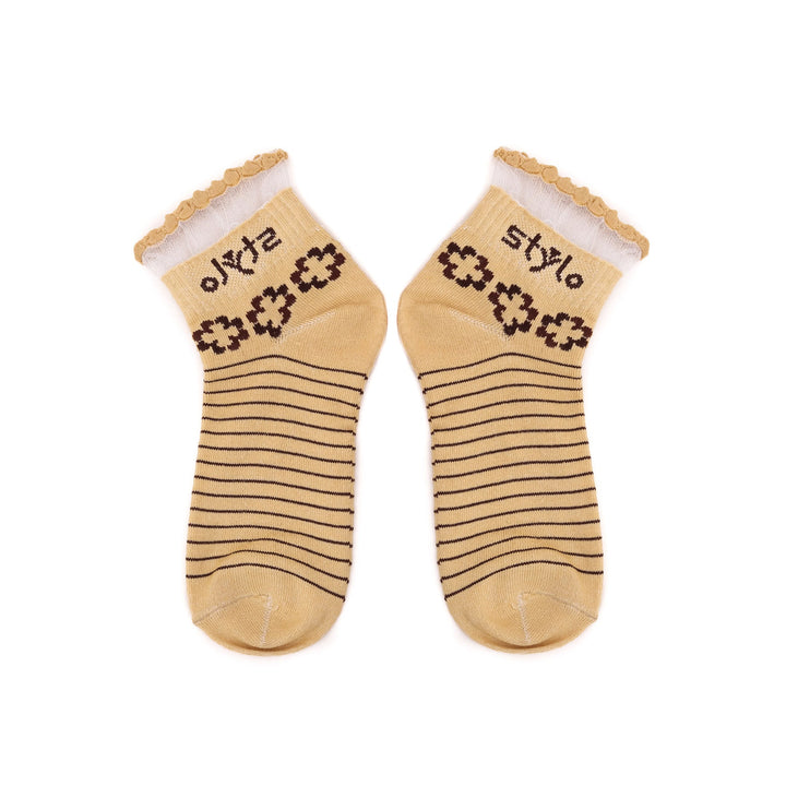 Beige Ladies Socks S01616