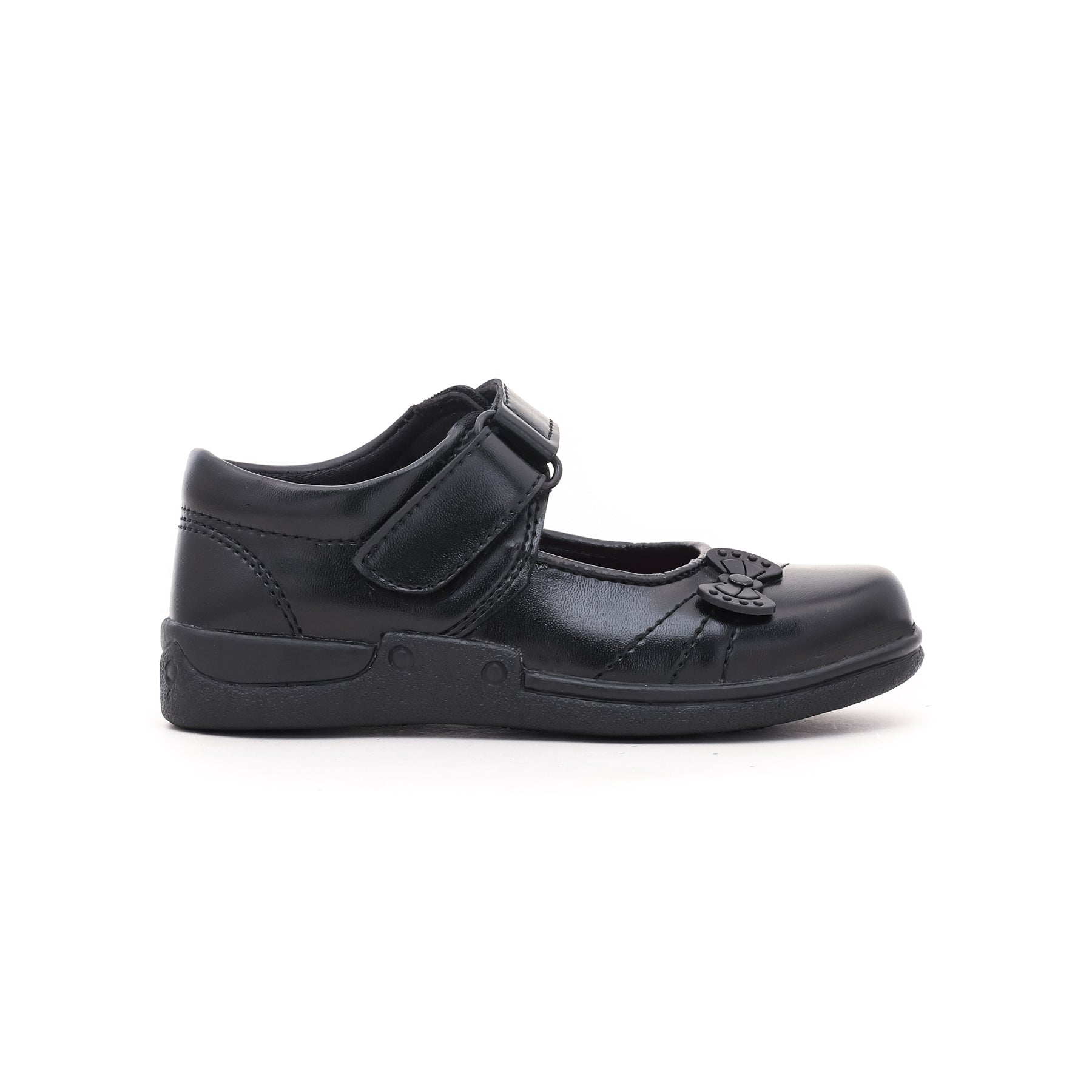 Girls Black School Shoes SK0036