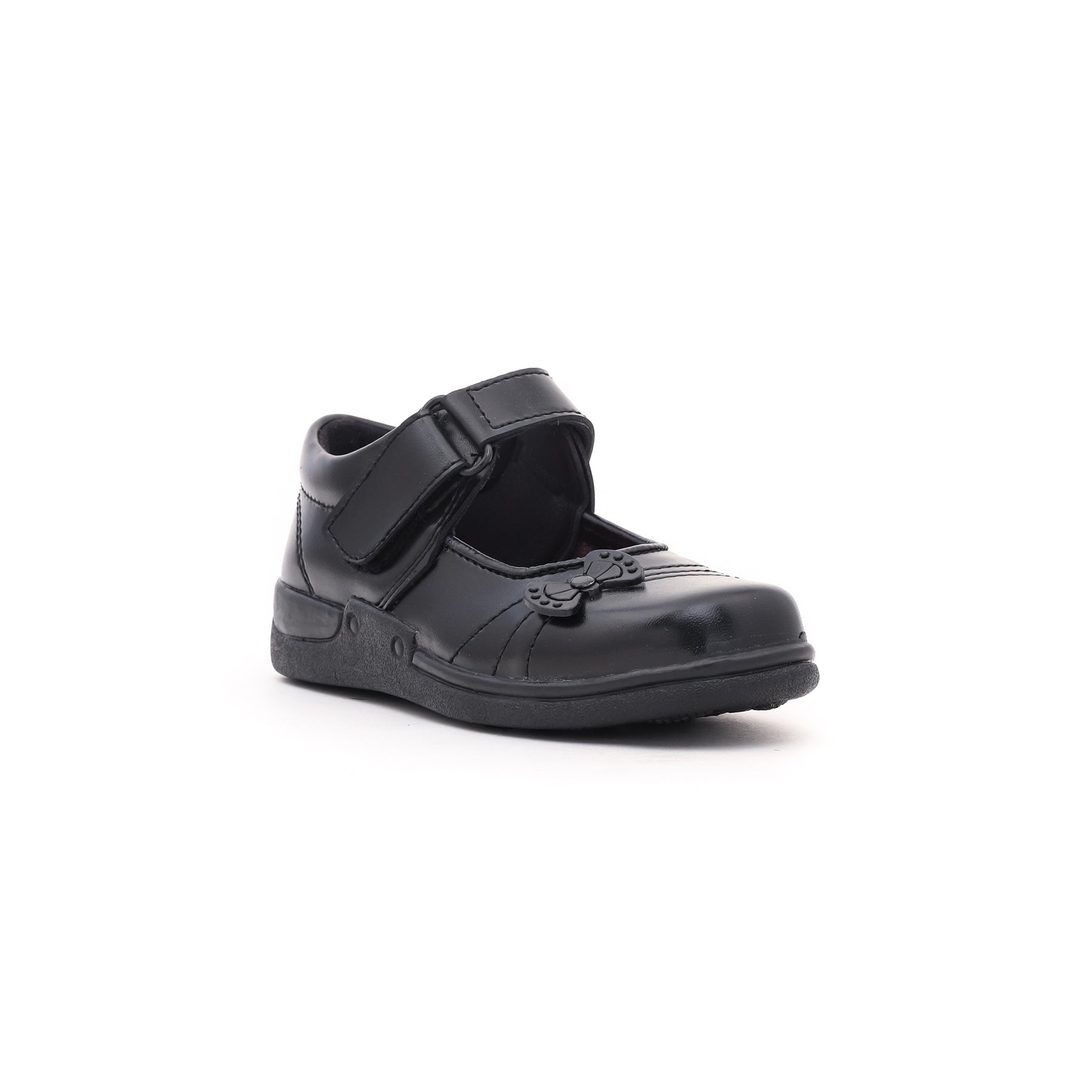 Girls Black School Shoes SK0036