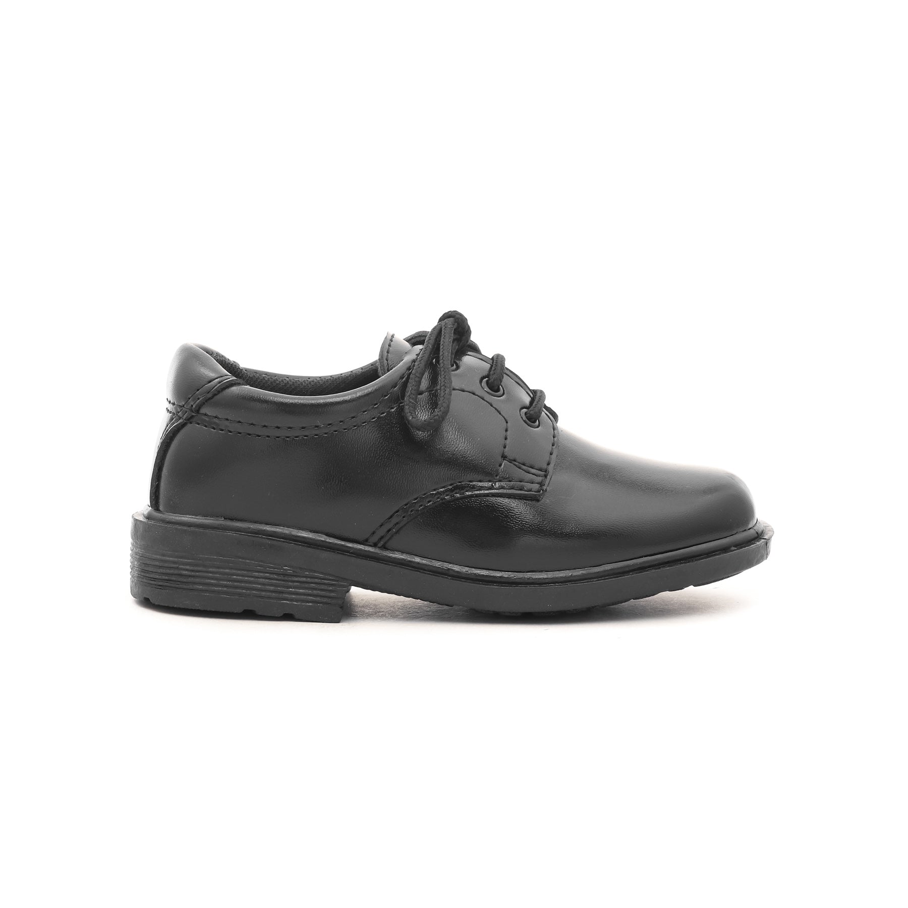 Boys Black School Shoes SK1056