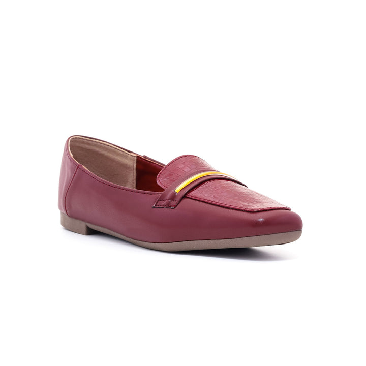 Maroon Winter Pumps WN0638