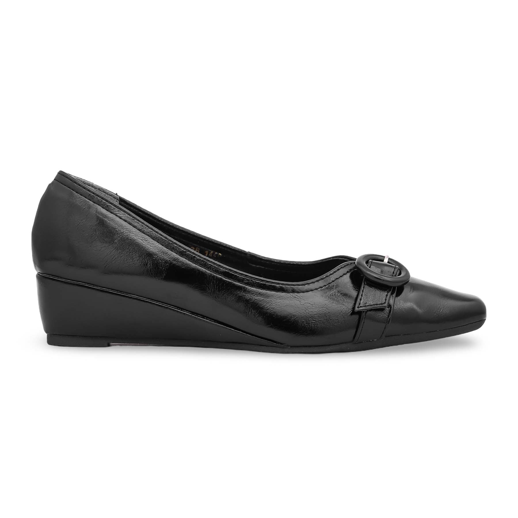 Black Winter Court Shoes WN0937