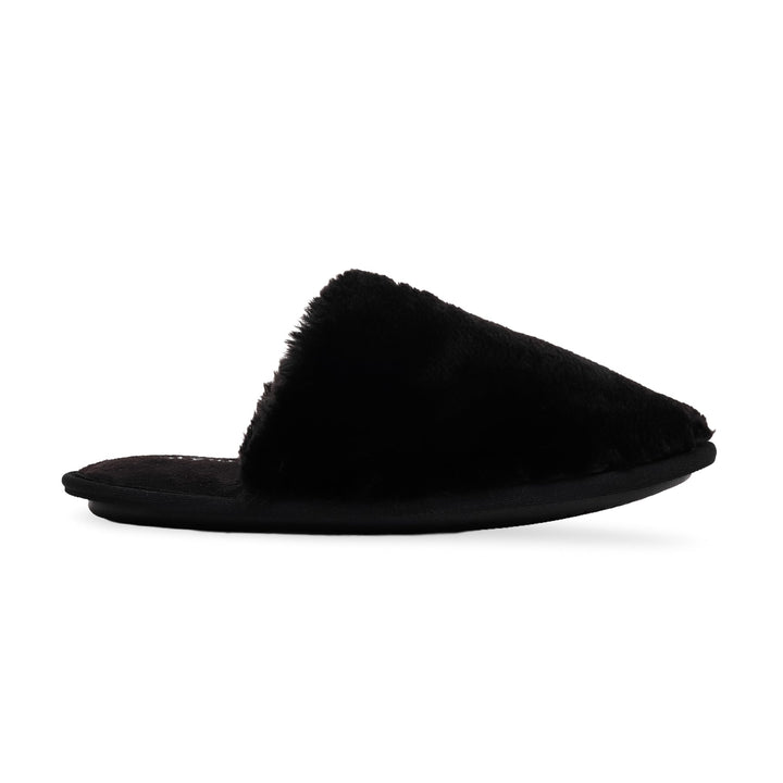 Black Warm Slipper WN3035