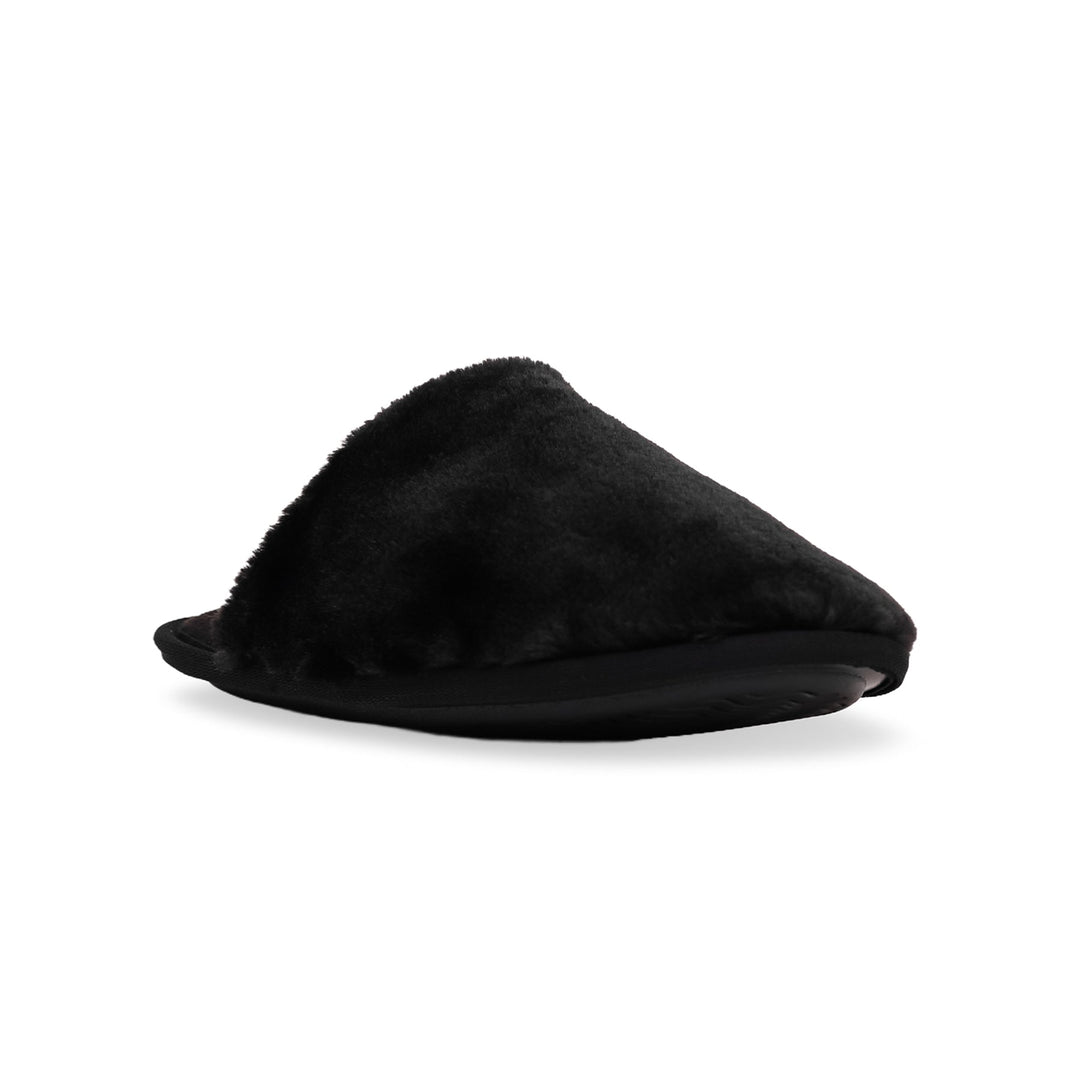 Black Warm Slipper WN3035