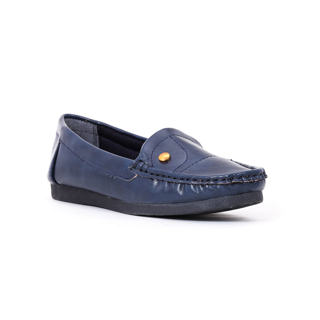 Navy Winter Moccasin WN4163