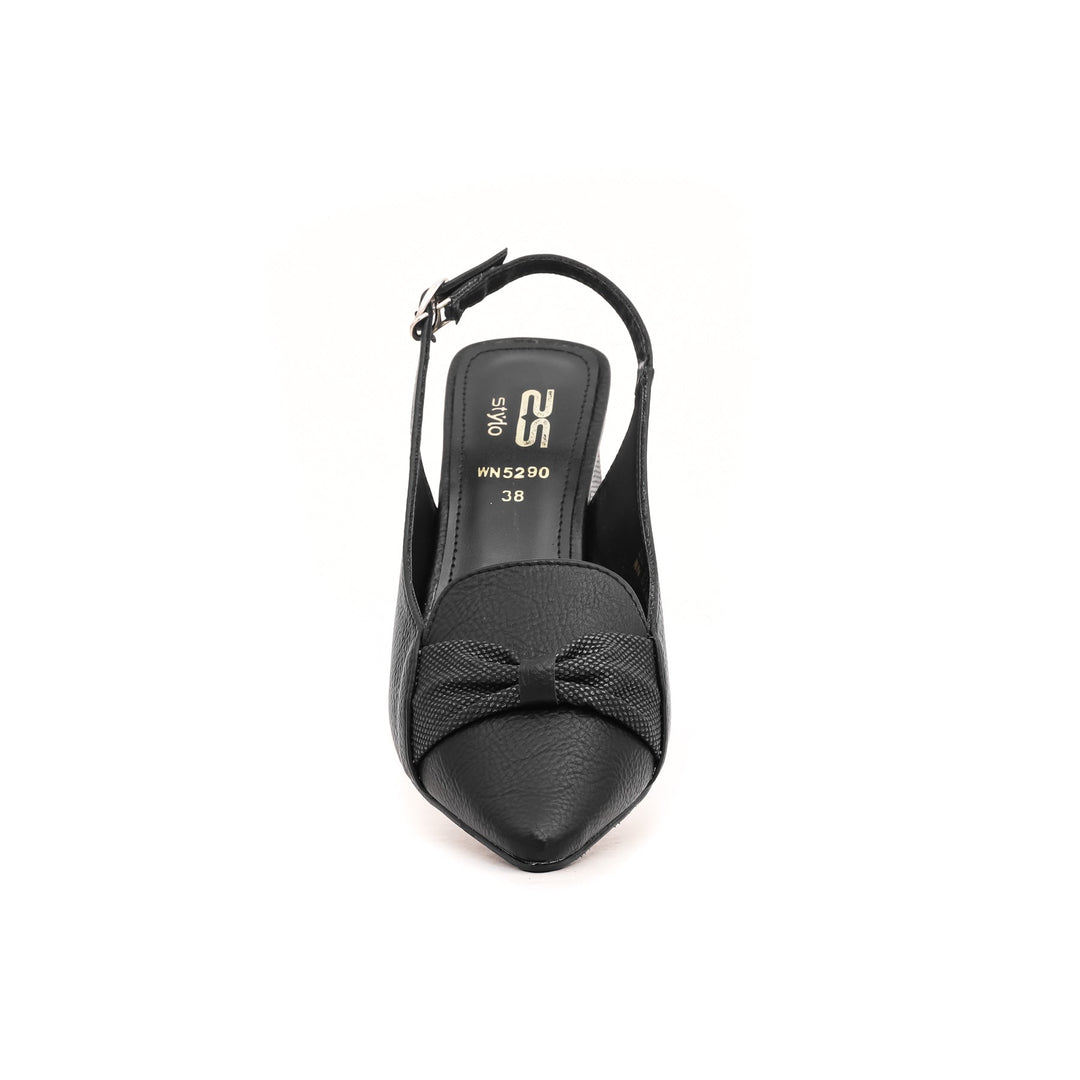 Black Back Open Slipper WN5290