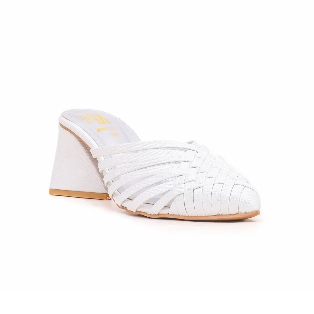 White Back Open Slipper WN5310