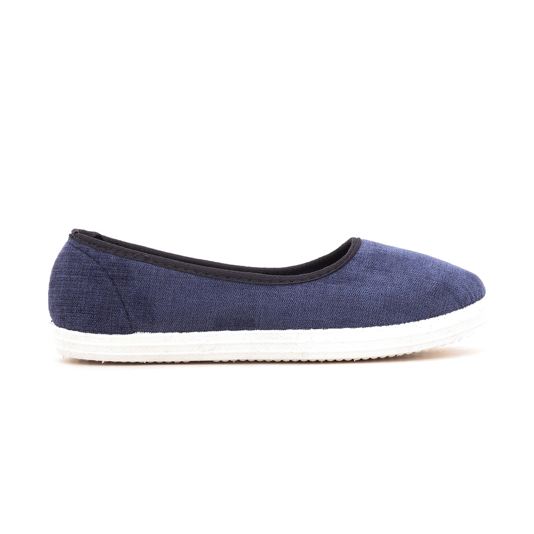 Blue Canvas Slip On WN6122