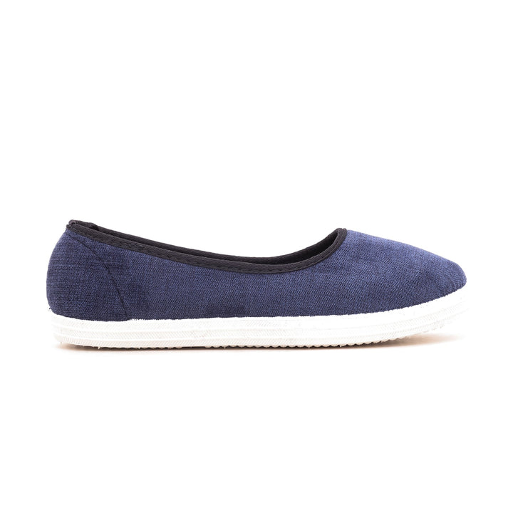 Blue Canvas Slip On WN6122