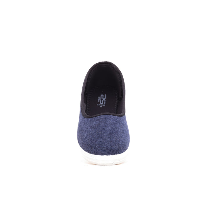 Blue Canvas Slip On WN6122