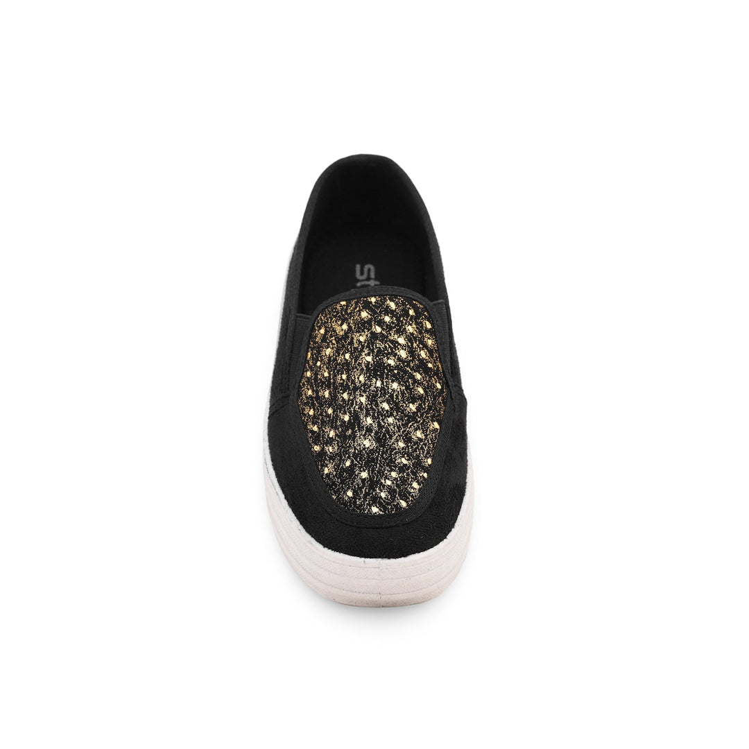 Black Slip Ons WN6146