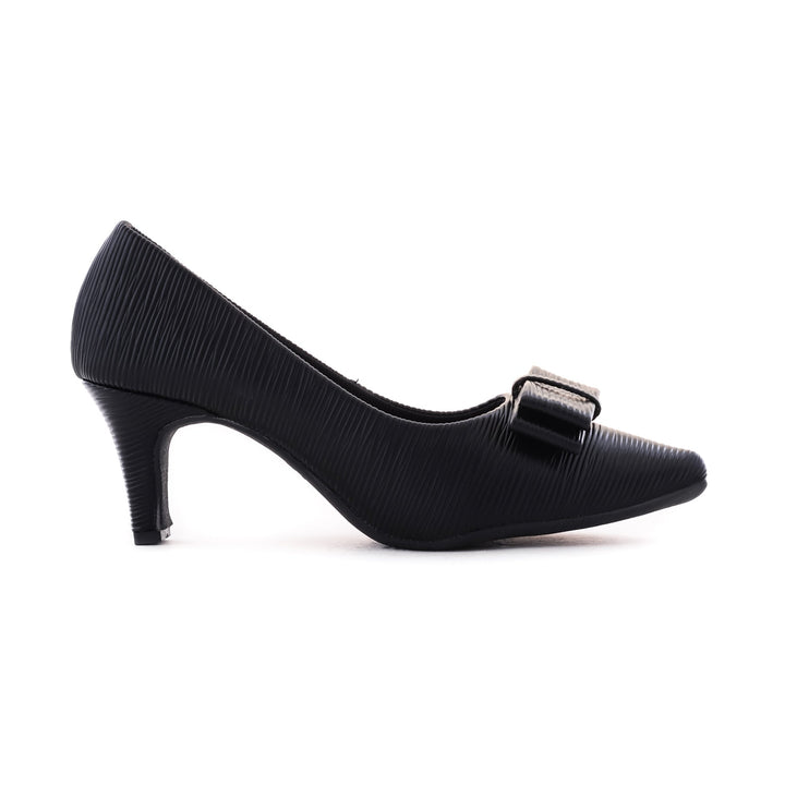 Black Winter Court Shoes WN7247