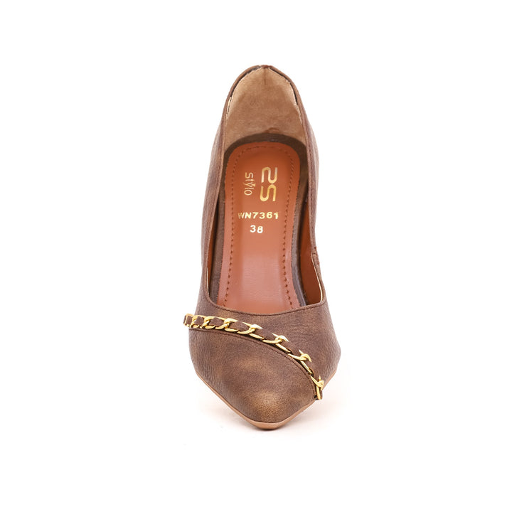 Brown Court Shoes WN7361