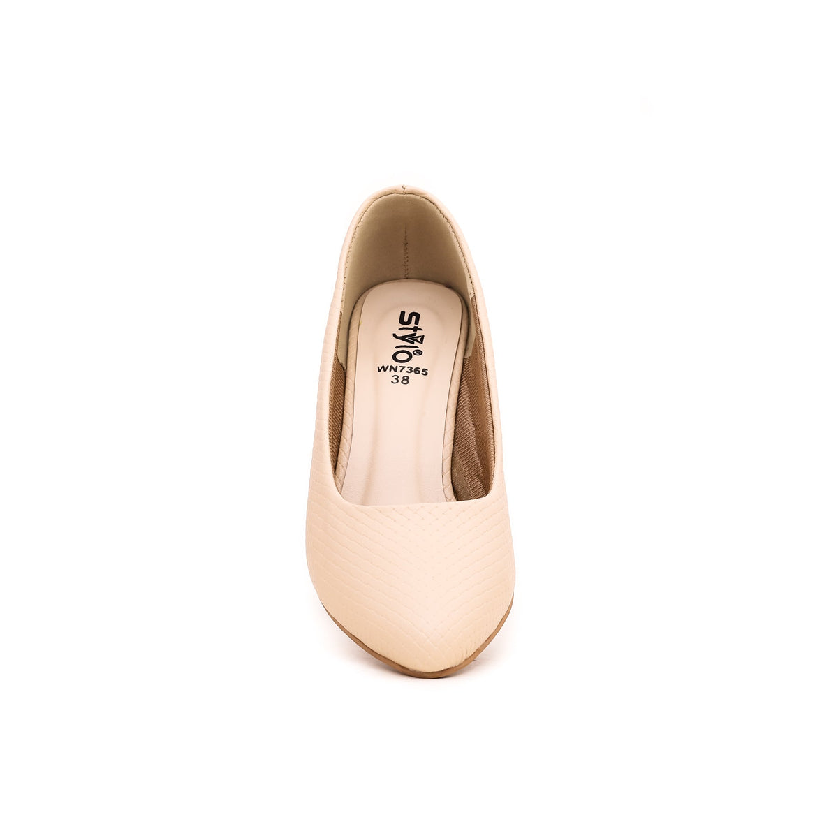 Cream Court Shoes WN7365 Stylo