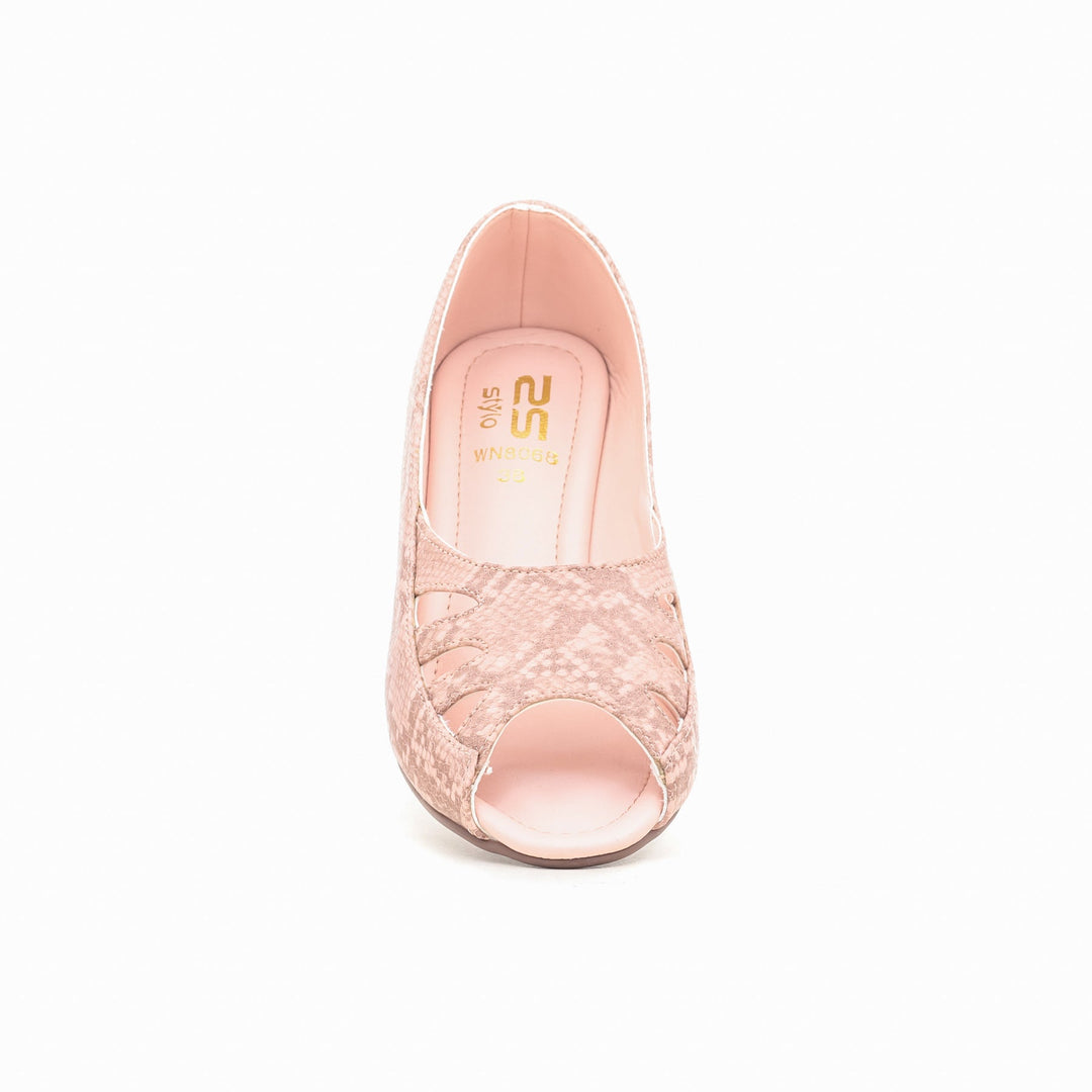 Pink Winter Peep Toes WN8068