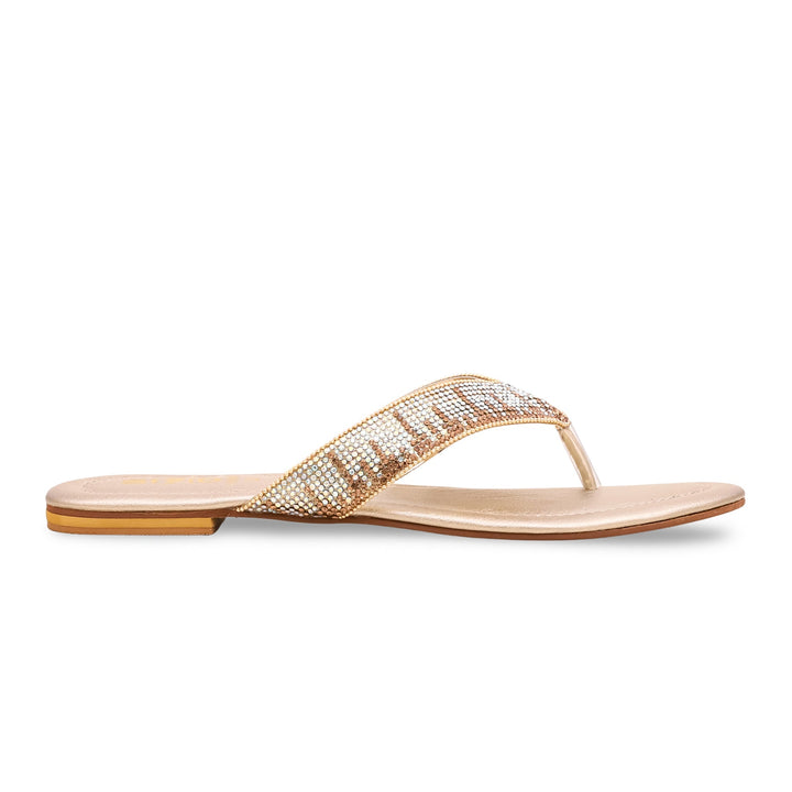 Golden Fancy Chappal FN0698