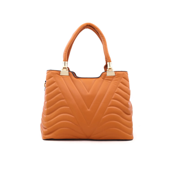 Brown Formal Hand Bag P35634