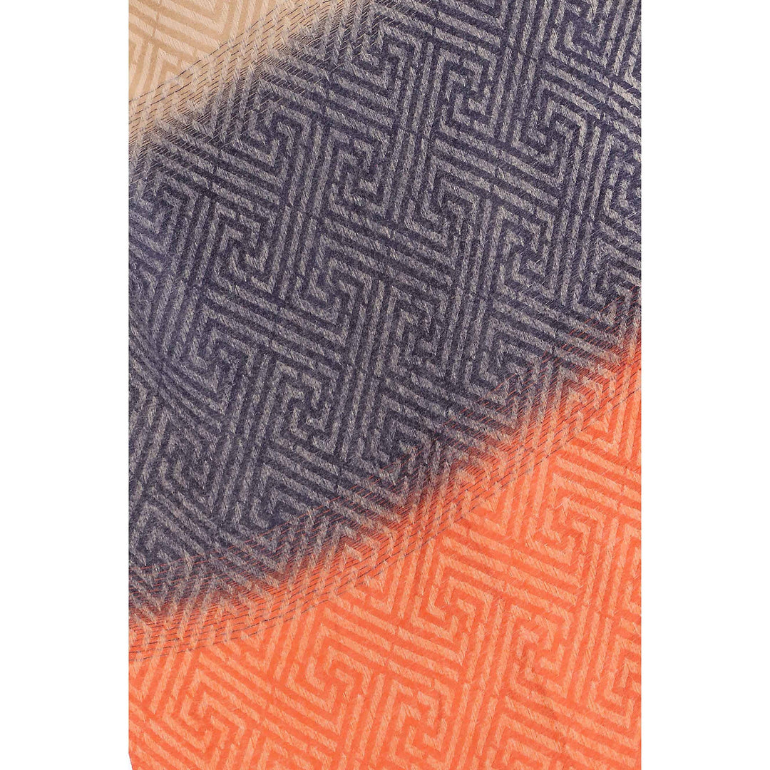 Orange Two Tone Shawl PW2734